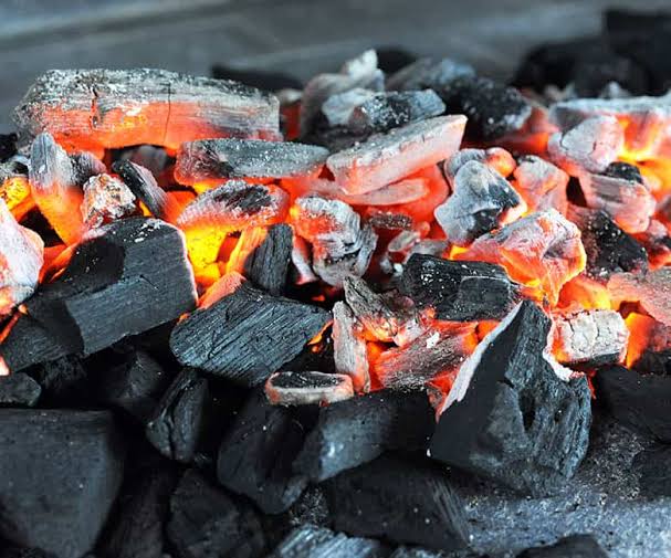 hardwood charcoal briquette